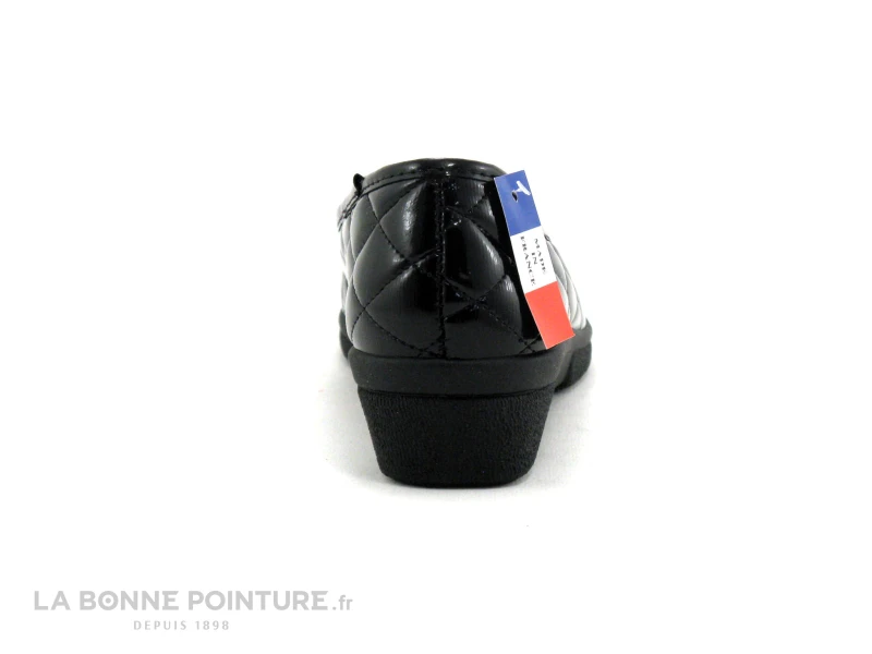 Fargeot BRUXELLES Noir Verni - Pantoufle Ballerine 6 Fargeot BRUXELLES Noir Verni - Pantoufle Ballerine – Image 4