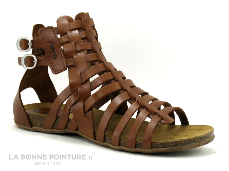 Kickers ANASPART Marron - 420271- Sandale Spartiate Femme 3 Kickers ANASPART Marron - 420271- Sandale Spartiate Femme