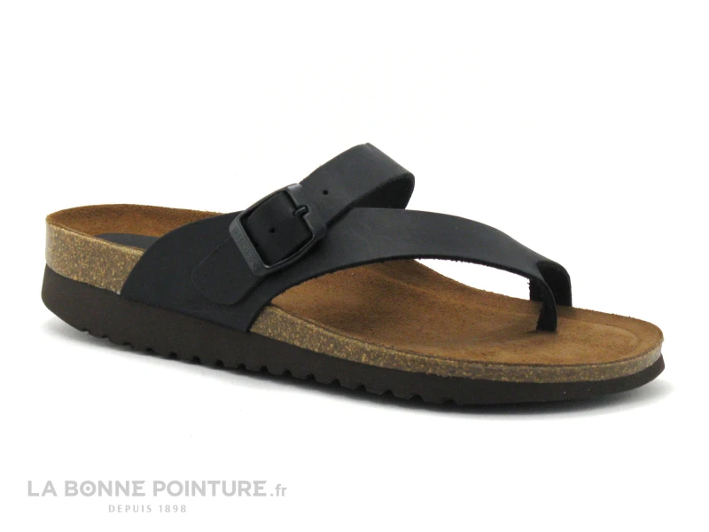 Inter Bios 7119 Negro - Tong Cuir Noir - Bride Reglable 6 Inter Bios 7119 Negro - Tong Cuir Noir - Bride Reglable – Image 4