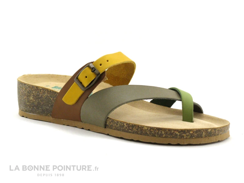 Bionatura 12A456 Kaki - Tong Compensee Femme 6 Bionatura 12A456 Kaki - Tong Compensee Femme – Image 4