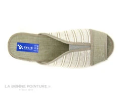 Zels 9294 Tabacco - Pantoufle Mule Beige - Argent - Rayures -Chaussures Séries Magasin cd24607c73b9e66c561f35ea11d5d5ef img 9914.jpg 159862